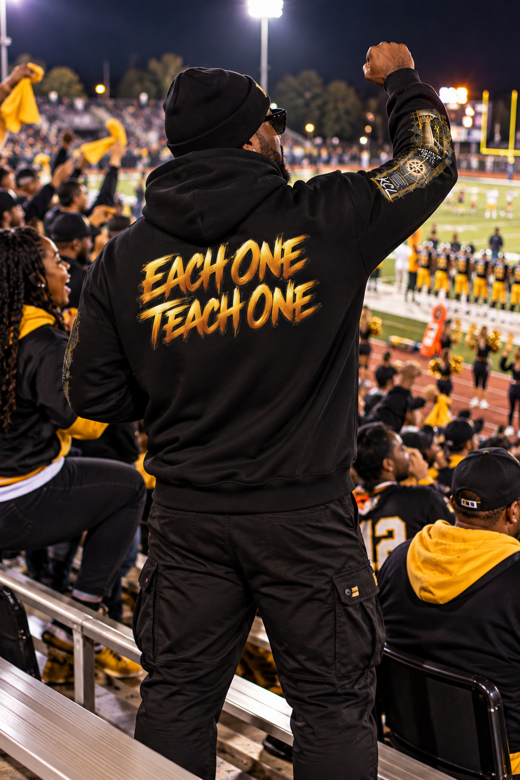 Each One, Teach One KCL Knowledge Culture Legacy hoodie by kacheyclothing