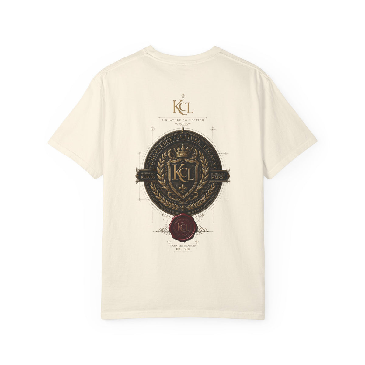 KCL005 Signature Tee — The Legacy Seal
