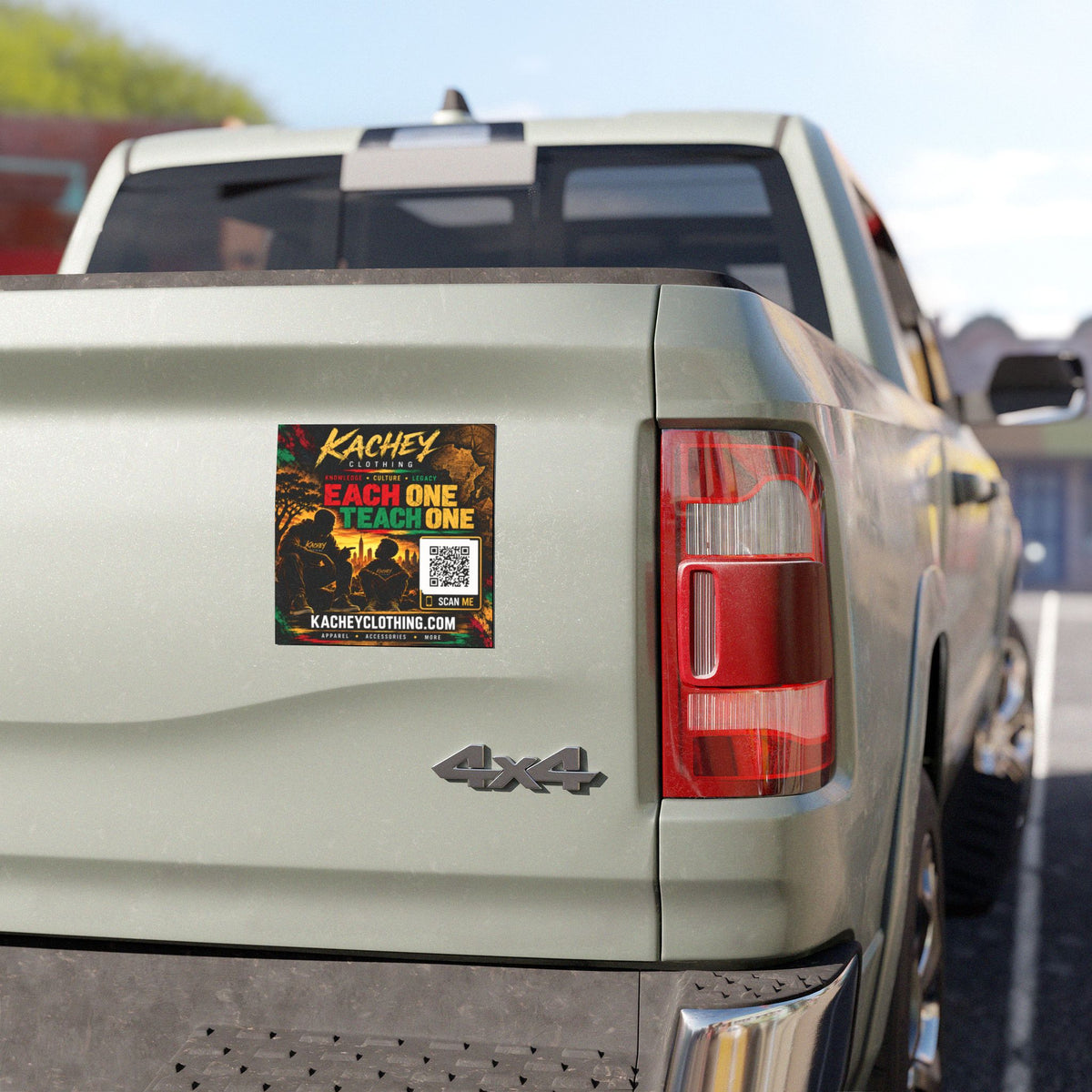 Each One Teach One – KCL Legacy 5" × 5" Car Magnet | Knowledge • Culture • Legacy