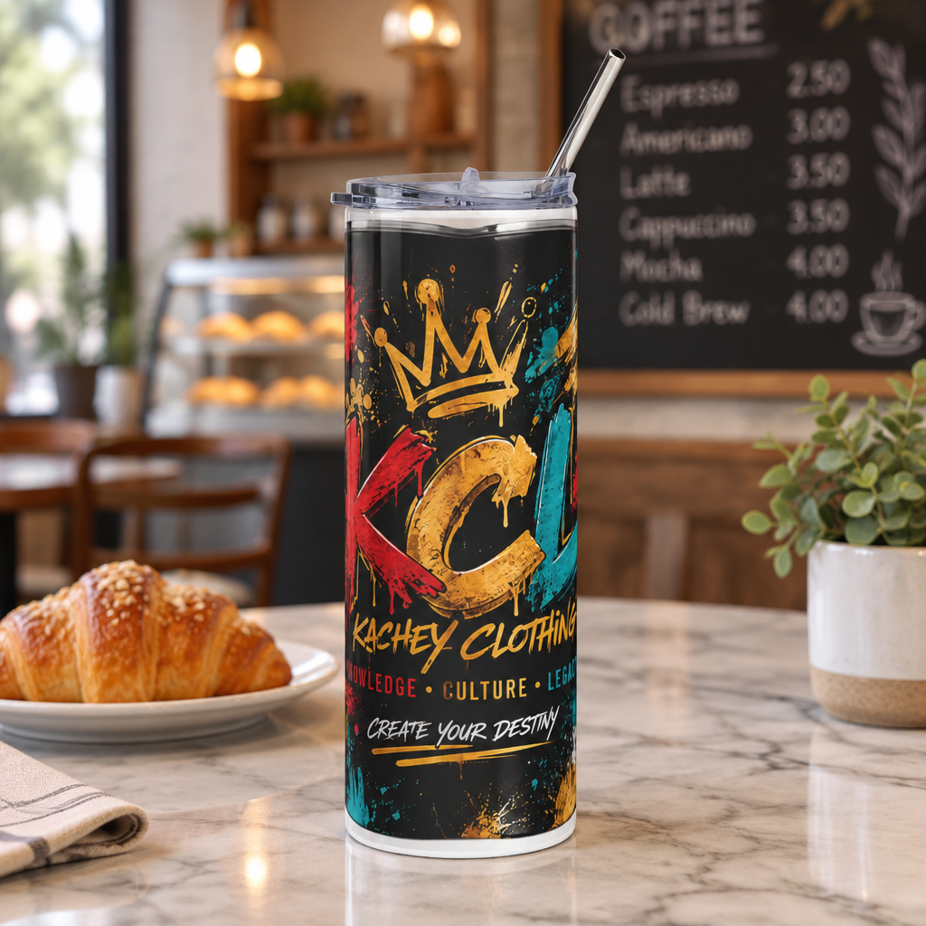 KCL Crowned Legacy 20 oz Tumbler — Urban Graffiti Edition